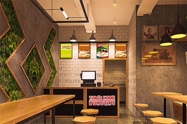 汤姆之家奶茶汉堡产品 门店图片