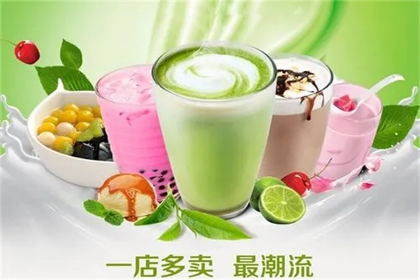 源动力奶茶产品 门店图片