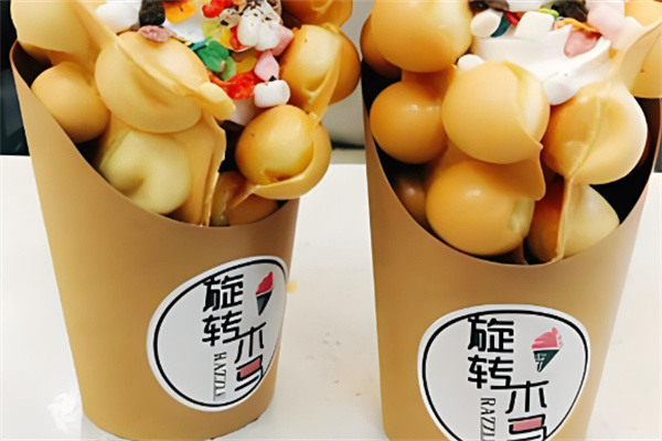 旋转木马奶茶产品 门店图片