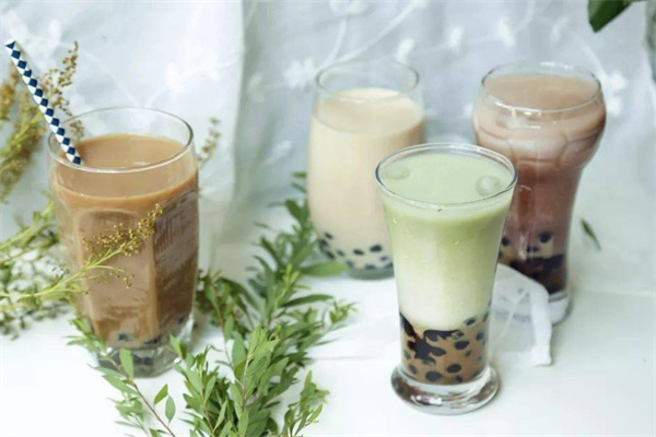 大口奶茶产品 门店图片