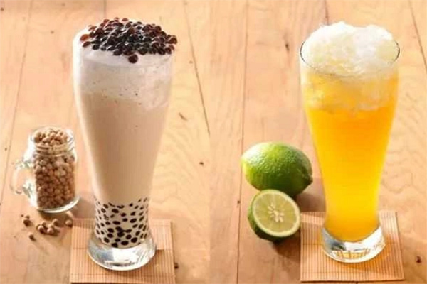 大口奶茶产品 门店图片