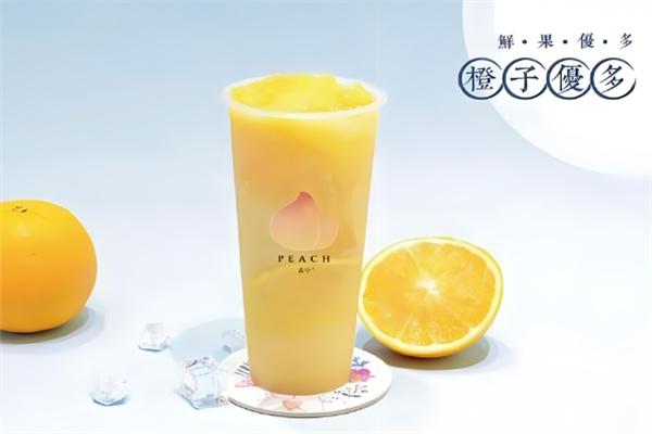 桃兮奶茶产品 门店图片