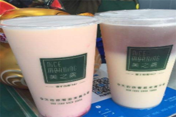 美之晨奶茶产品 门店图片