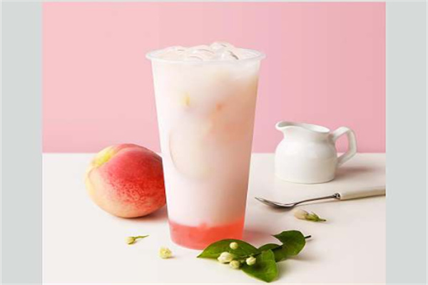 桃半糖奶茶产品 门店图片