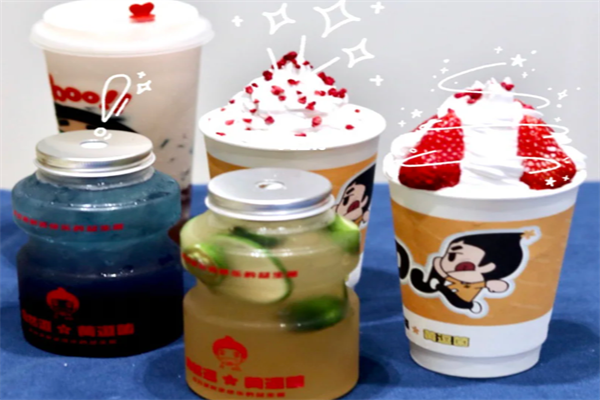 自然逗奶茶产品 门店图片