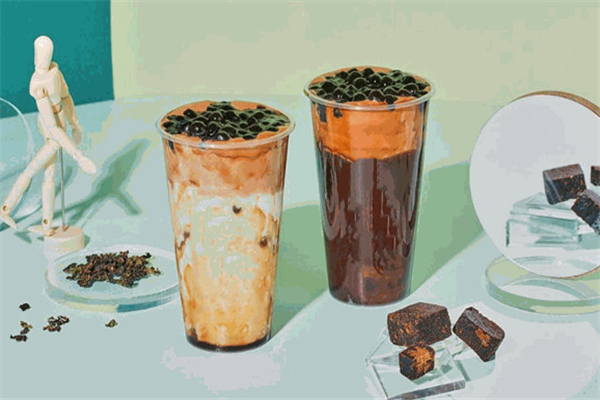 黑骑士奶茶产品 门店图片