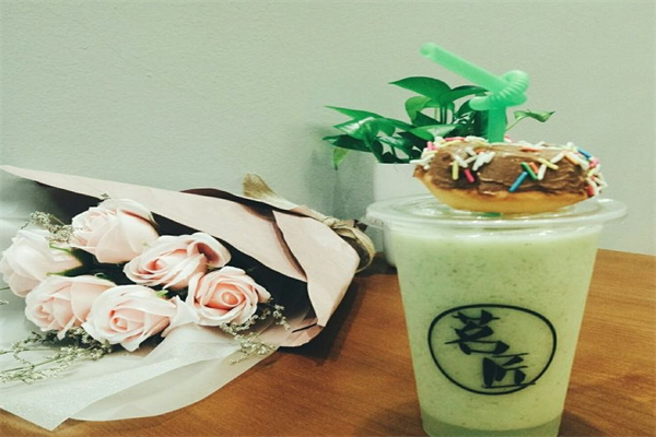 茗匠奶茶产品 门店图片