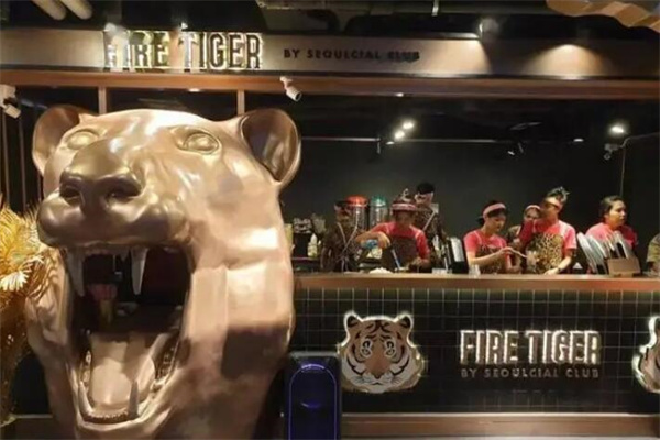 fire tiger奶茶产品 门店图片