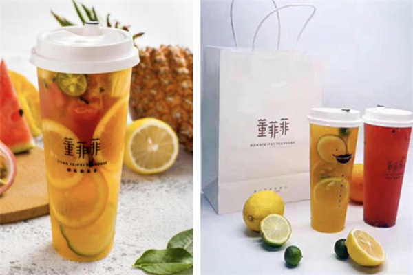 董菲菲奶茶产品 门店图片
