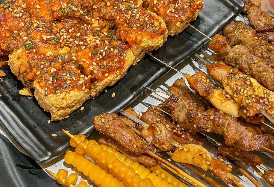 小俩口烤肉