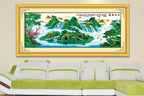 华绣江山十字绣产品 门店图片