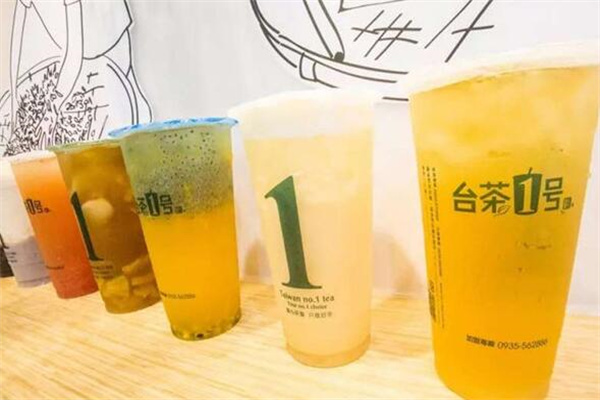 1号奶茶产品 门店图片