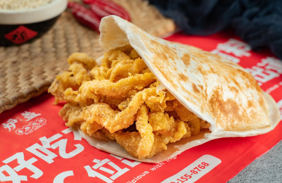炉盖香酥鸡饼