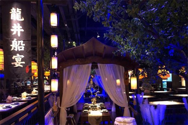 龙井船宴绿茶餐厅产品 门店图片