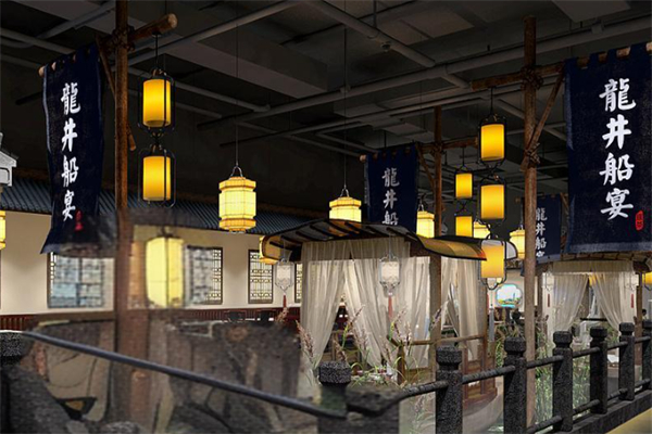 龙井船宴绿茶餐厅产品 门店图片