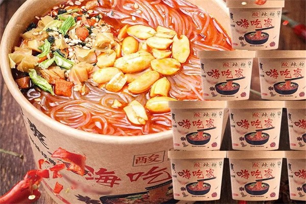 嗨吃家酸辣粉产品 门店图片