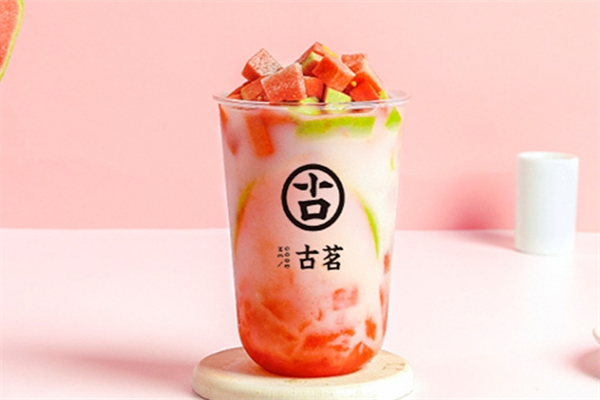 古茗奶茶产品 门店图片