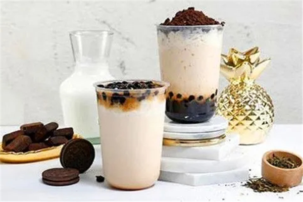 一口鲜奶茶产品 门店图片