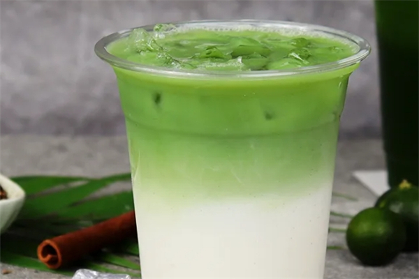 绿叮当奶茶产品 门店图片