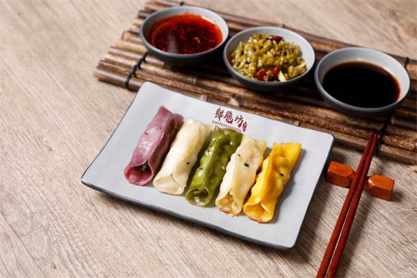 鲜脆坊锅贴产品 门店图片