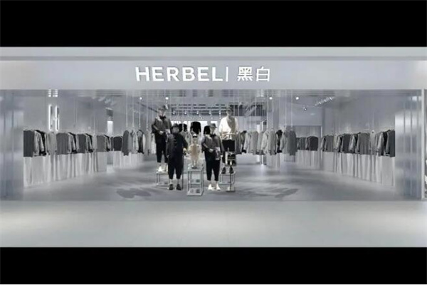黑白男装产品 门店图片