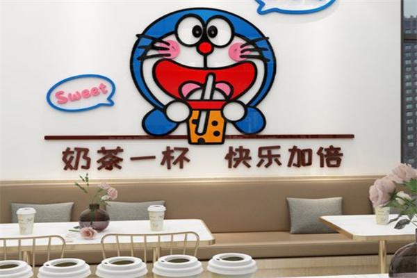 哆啦a梦奶茶