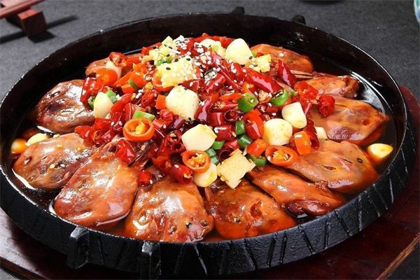 馋嘴干锅辣鸭头产品 门店图片
