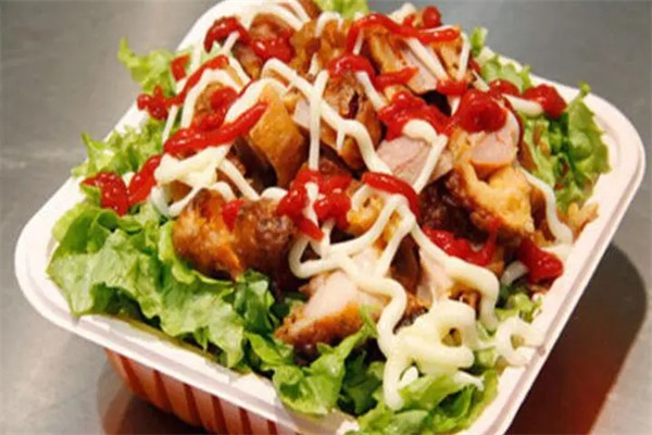 馋小喵烤肉脆皮鸡饭产品 门店图片