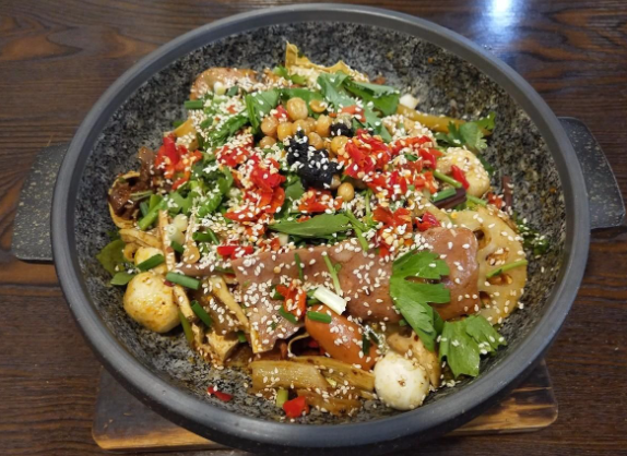 一桶干拌冒菜