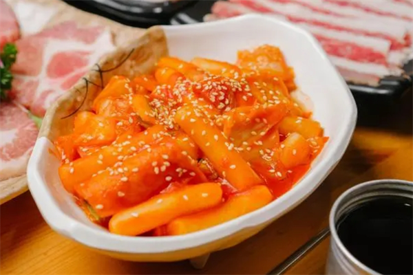 韩中缘年糕料理