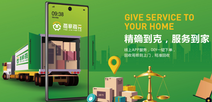 每家每克