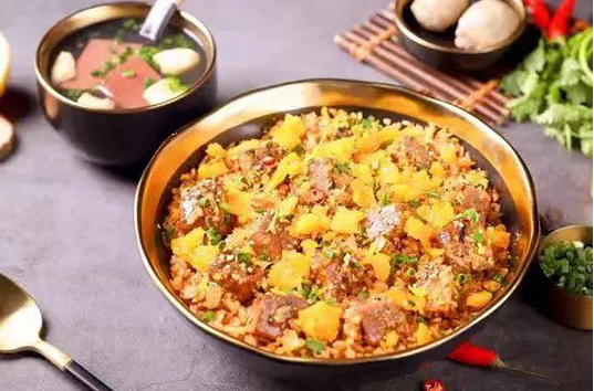 黑金牛油拌饭店