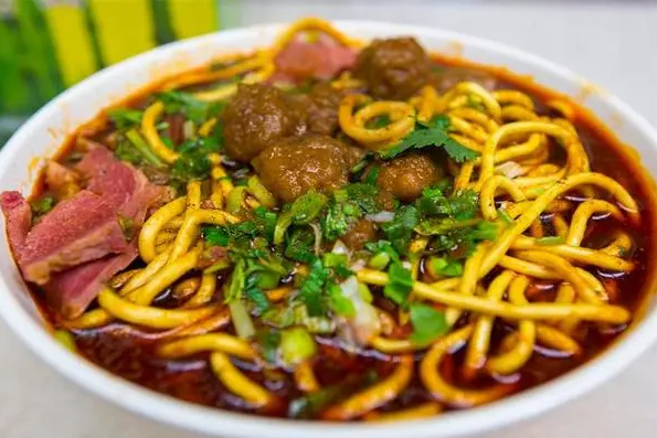 老白家牛肉丸子面