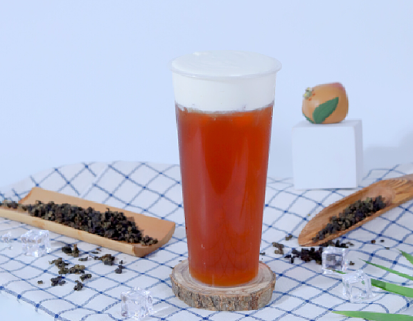 盖不同奶盖茶