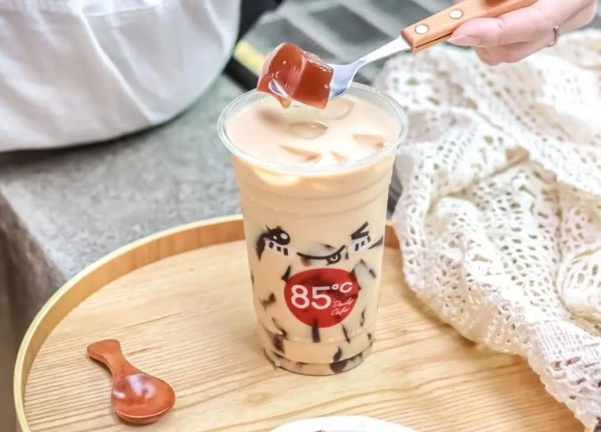 85度c奶茶