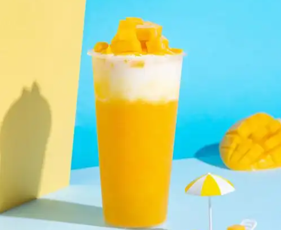 黑漫桃奶茶