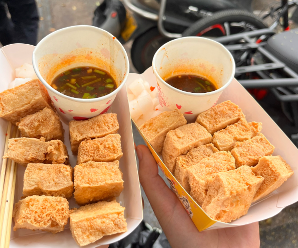 白色精品臭豆腐