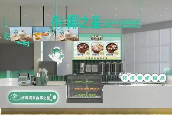 椰之星鲜榨椰奶甜品
